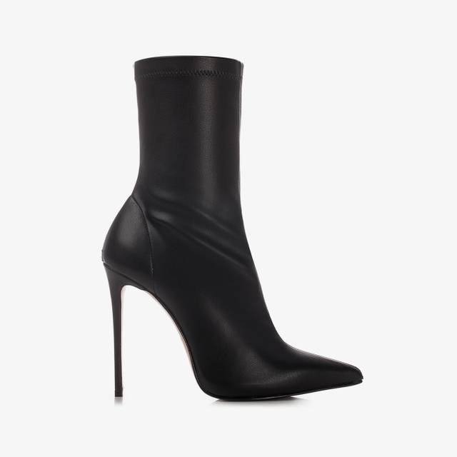 Le Silla Stivaletto pelle vegan nero Italy
