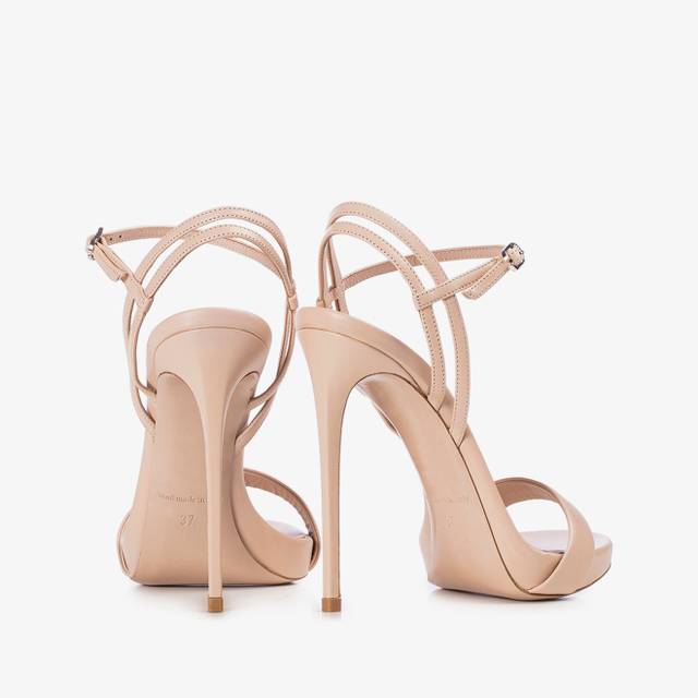 Le Silla Sandalo pelle nude skin Qualità