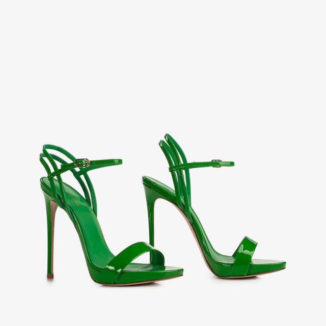 Le Silla Sandalo vernice verde emerald Promozione