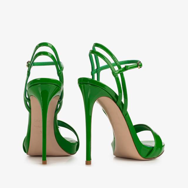 Le Silla Sandalo vernice verde emerald Promozione