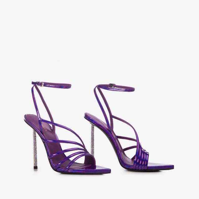 Le Silla Sandalo iridescente viola kamala Promozione Limitata