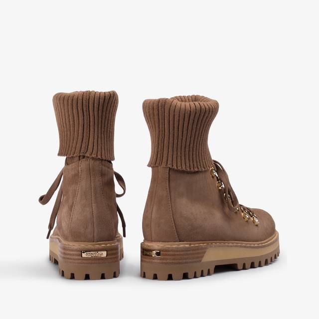 Le Silla Stivaletto trekking camoscio marrone ginger Shopping Online