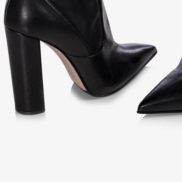 Le Silla Stivale sopra il ginocchio pelle vegan stretch nero Convenienza
