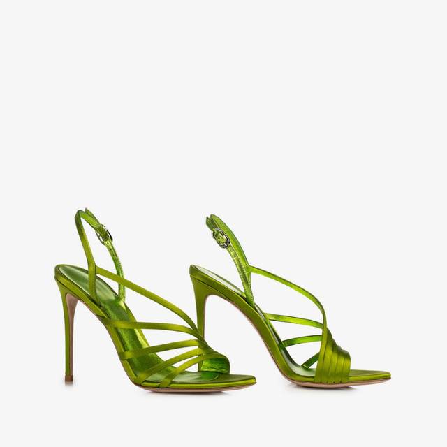 Le Silla Sandalo raso verde tokyo Online