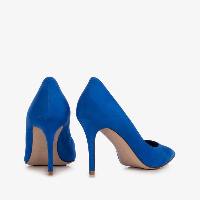 Le Silla Décolleté camoscio blu persia Hotsell