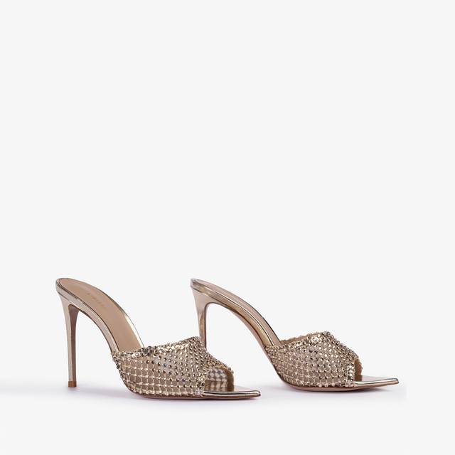 Le Silla Sandalo gioiello rete platino con Cristalli Shopping online