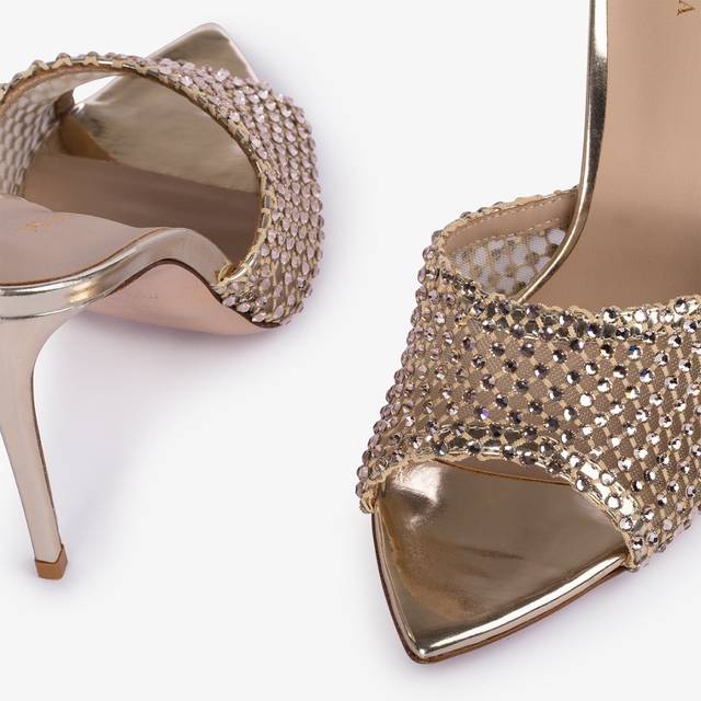 Le Silla Sandalo gioiello rete platino con Cristalli Shopping online