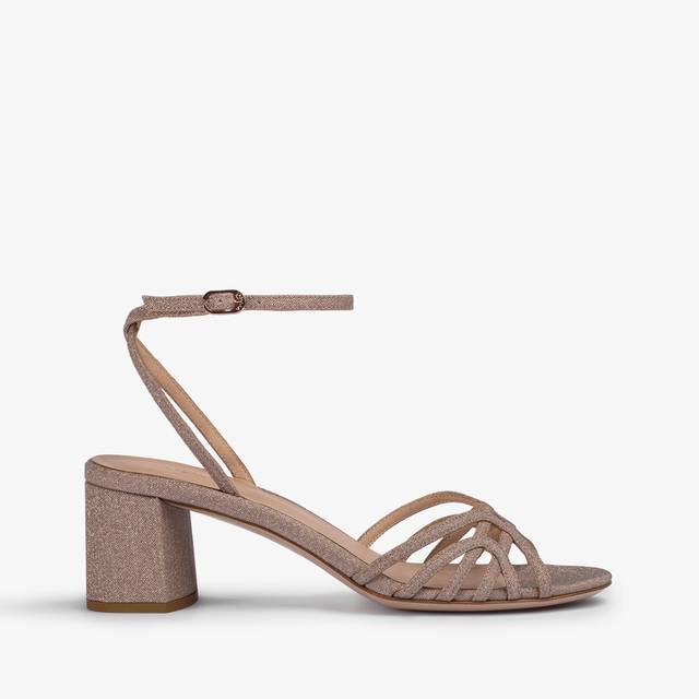 Le Silla Sandalo glitter nude skin Offerta esclusiva