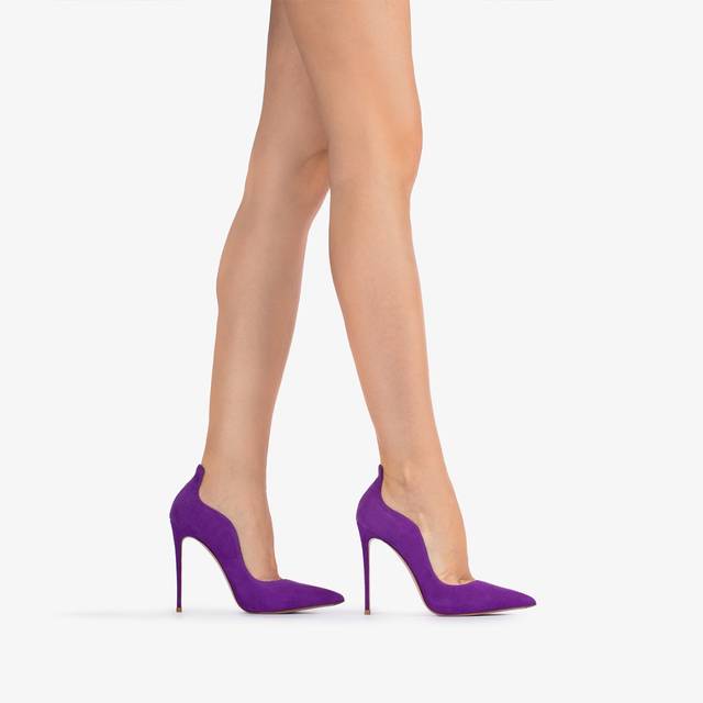 Le Silla Décolleté camoscio viola queen Cyber Monday
