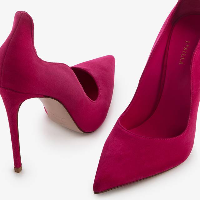 Le Silla Décolleté camoscio fucsia cosmopolitan Offerta natalizia