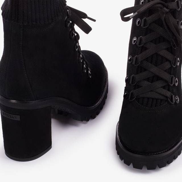 Le Silla Stivaletto trekking camoscio nero Offerta migliore