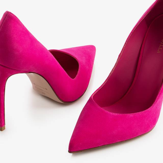 Le Silla Décolleté camoscio fucsia bouganville Nuovi prodotti
