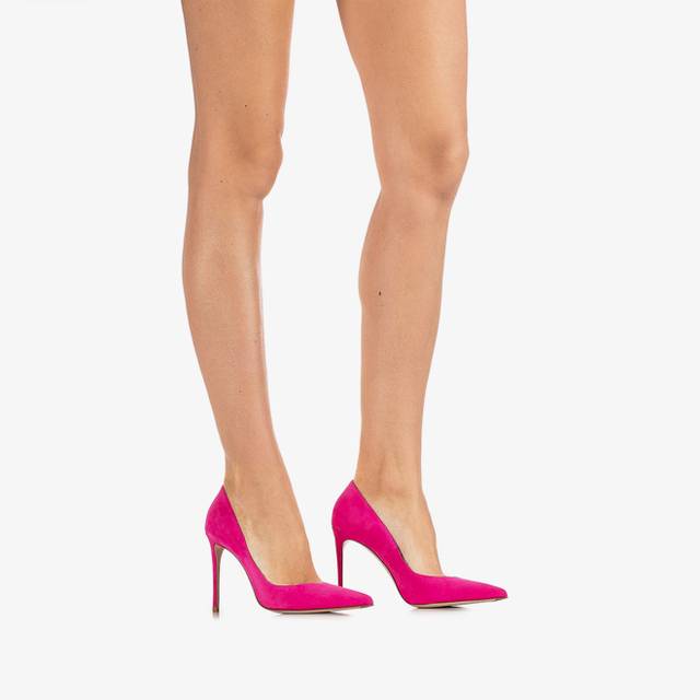 Le Silla Décolleté camoscio fucsia bouganville Nuovi prodotti