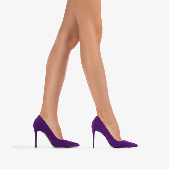 Le Silla Décolleté camoscio viola kamala Offerte stagionali