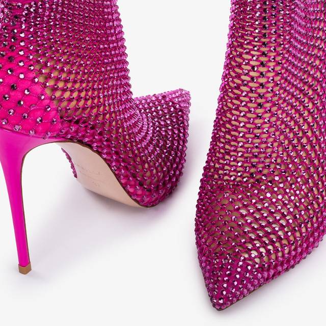 Le Silla Stivaletto calza fucsia bouganville e Cristalli Offerta settimanale