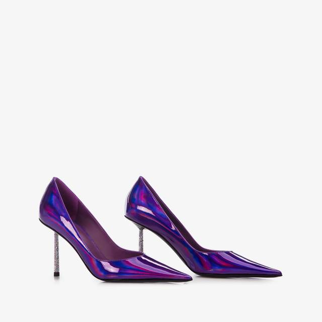 Le Silla Décolleté iridescente viola kamala Fino al 50% di sconto