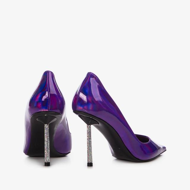 Le Silla Décolleté iridescente viola kamala Fino al 50% di sconto