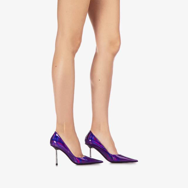 Le Silla Décolleté iridescente viola kamala Fino al 50% di sconto