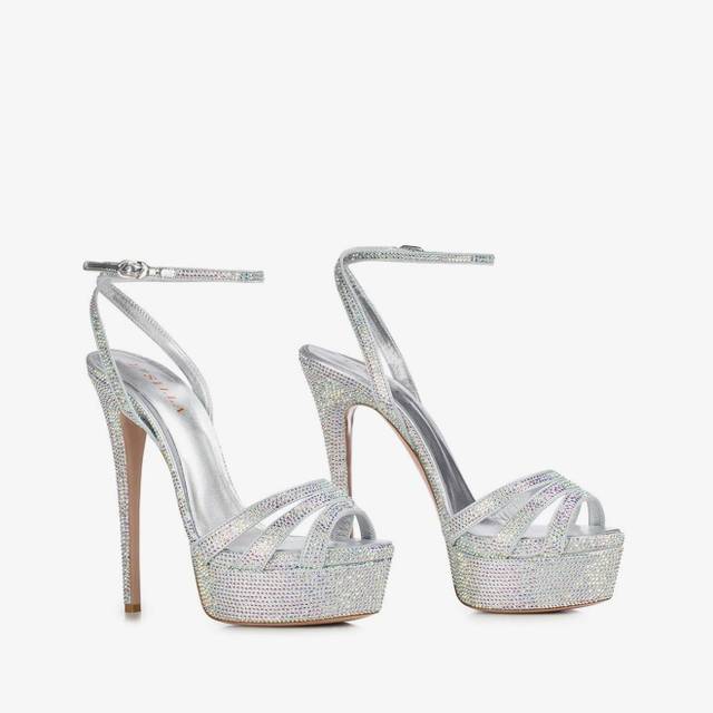 Le Silla Sandalo gioiello argento con Cristalli Discount Store per i nuovi prodotti