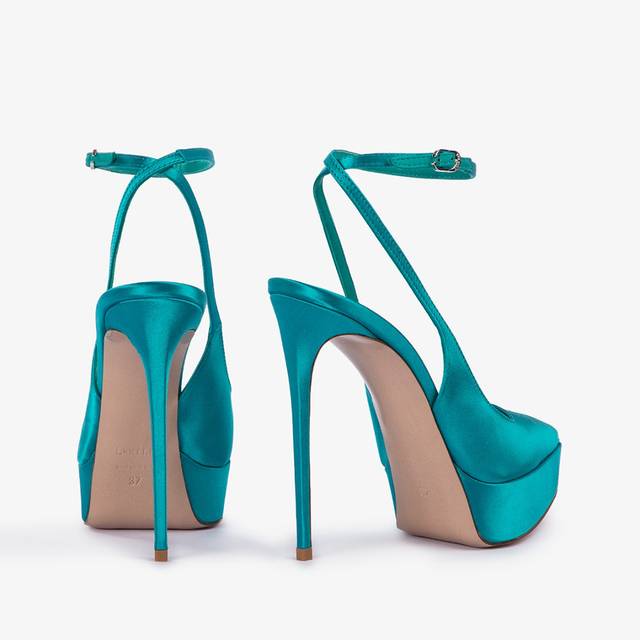 Le Silla Slingback con plateau raso verde procida Enormi sconti