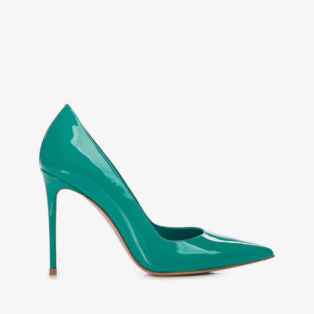 Le Silla Décolleté vernice verde procida 50% di sconto con spedizione gratuita