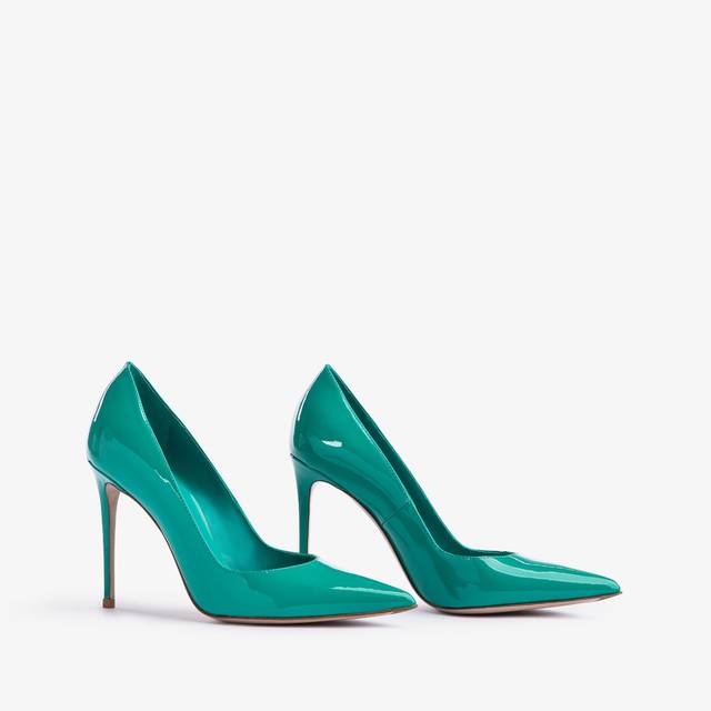 Le Silla Décolleté vernice verde procida 50% di sconto con spedizione gratuita