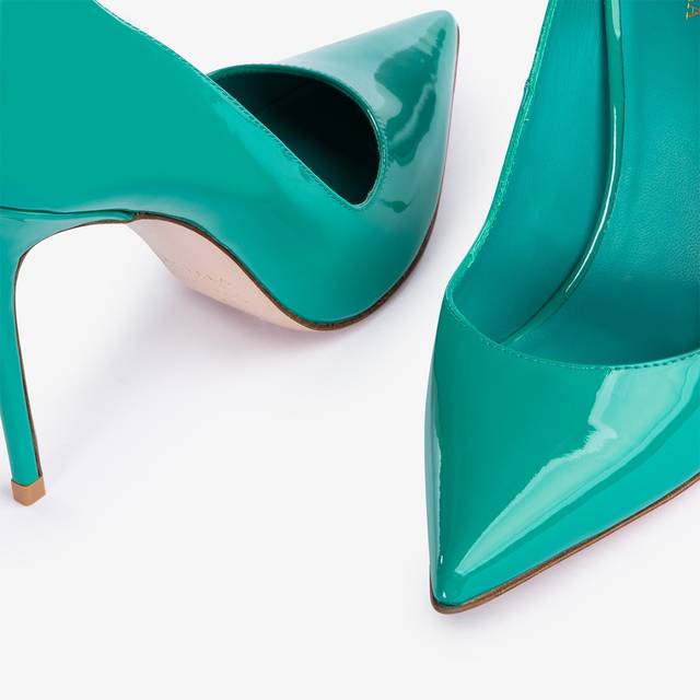 Le Silla Décolleté vernice verde procida 50% di sconto con spedizione gratuita
