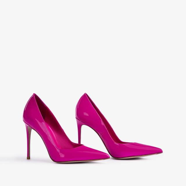 Le Silla Décolleté vernice fucsia bouganville Trasporto libero internazionale