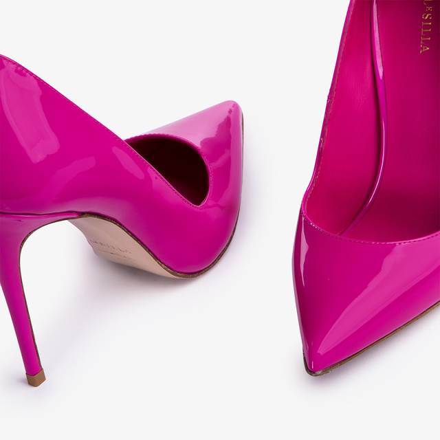 Le Silla Décolleté vernice fucsia bouganville Trasporto libero internazionale