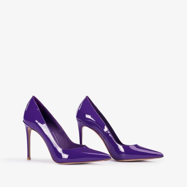 Le Silla Décolleté vernice viola queen Officina