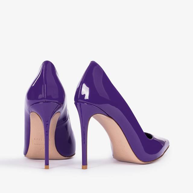 Le Silla Décolleté vernice viola queen Officina