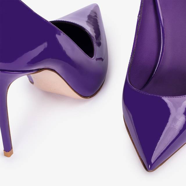 Le Silla Décolleté vernice viola queen Officina