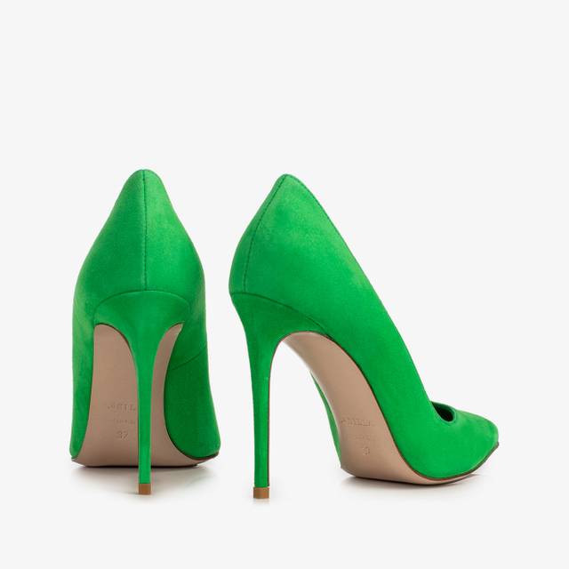 Le Silla Décolleté camoscio verde emerald Vendita