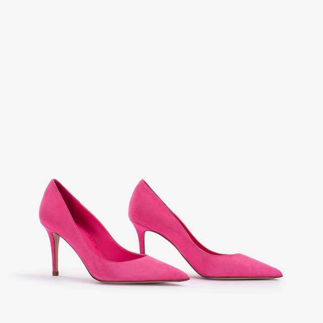 Le Silla Décolleté camoscio fucsia party Qualità Garantita