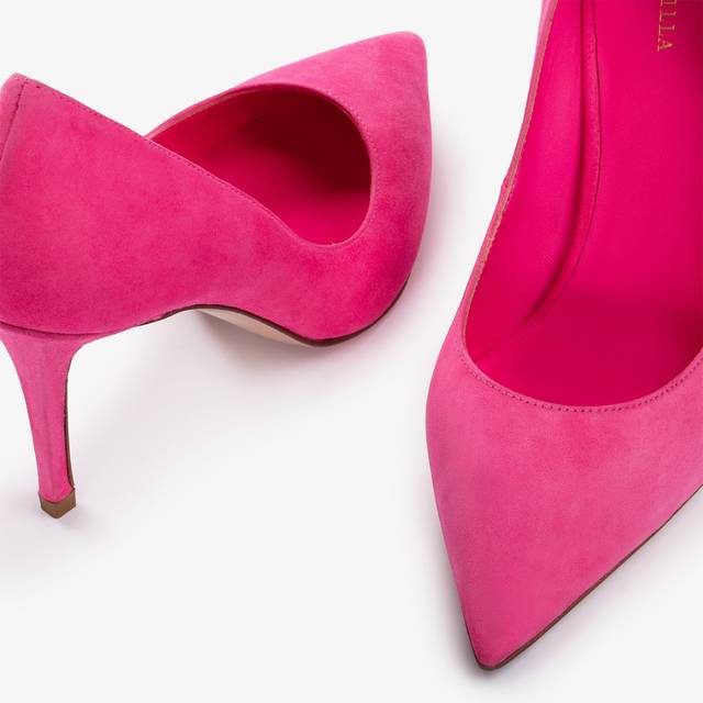 Le Silla Décolleté camoscio fucsia party Qualità Garantita