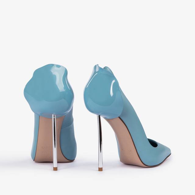 Le Silla Décolleté pelle azzurra sugar Affare Del Giorno