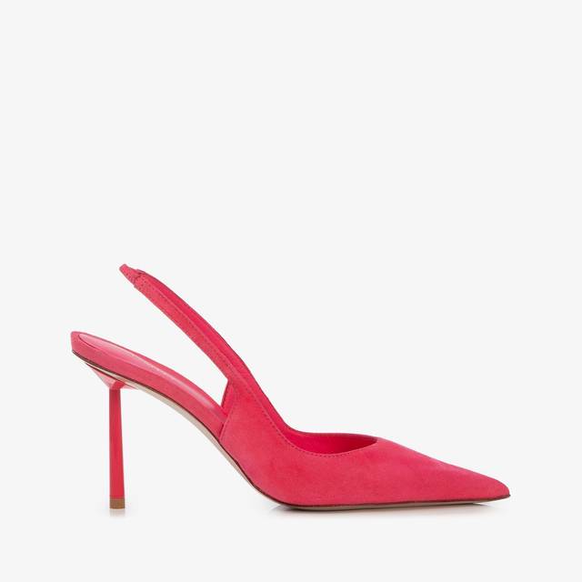 Le Silla Slingback camoscio corallo vanity Offerta