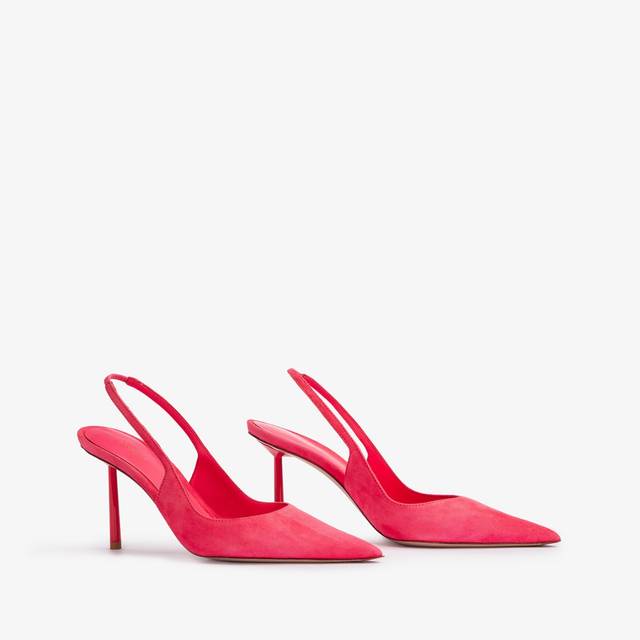 Le Silla Slingback camoscio corallo vanity Offerta
