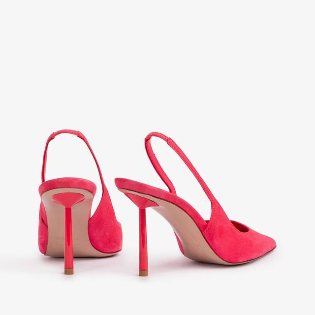 Le Silla Slingback camoscio corallo vanity Offerta