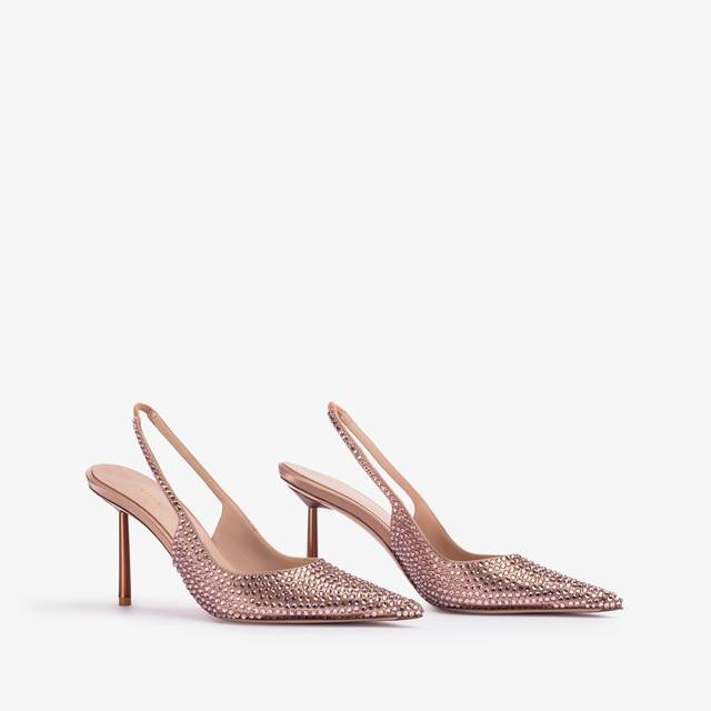 Le Silla Slingback cristalli nude phard Online