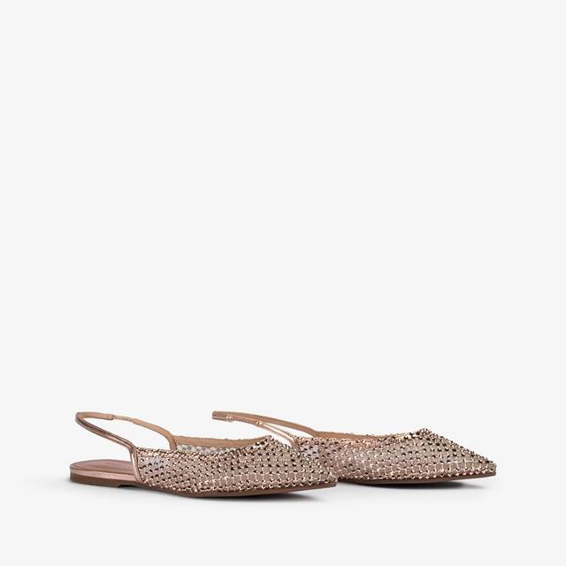 Le Silla Slingback gioiello rete oro rosa e Cristalli Hotsell