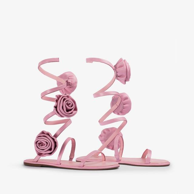 Le Silla Sandalo pelle rosa dea Vendita Economica