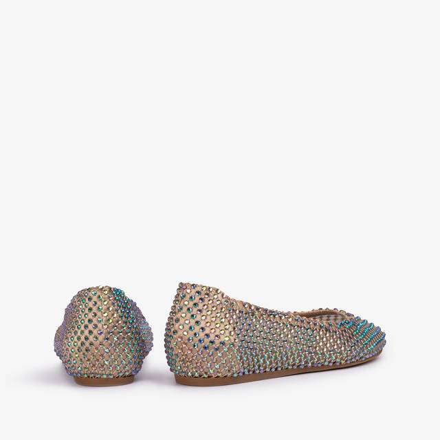 Le Silla Ballerina gioiello rete oro con Cristalli iridescenti Spedizione gratuita