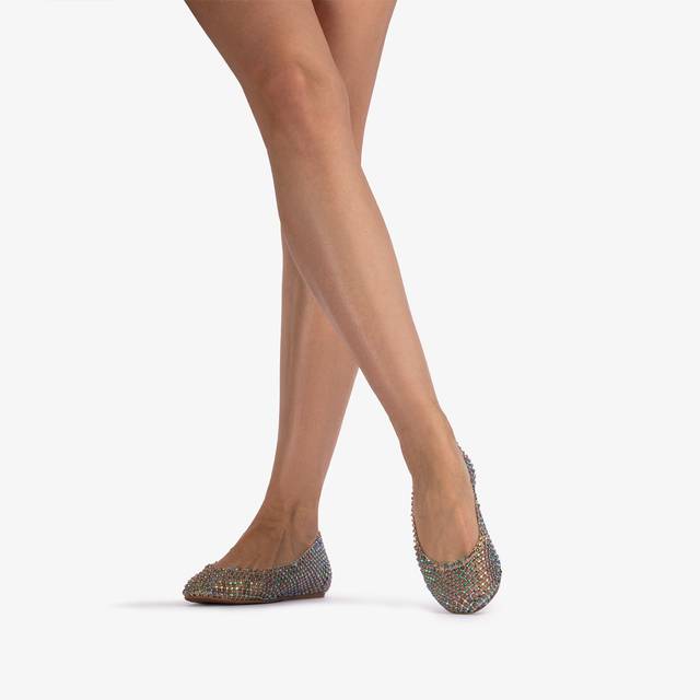 Le Silla Ballerina gioiello rete oro con Cristalli iridescenti Spedizione gratuita