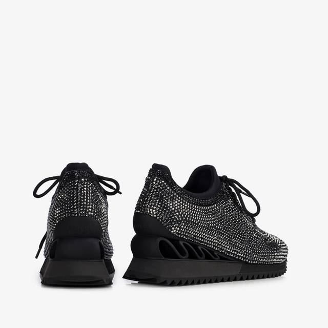 Le Silla Sneaker Cristalli nera Offerta San Valentino