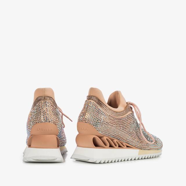 Le Silla Sneaker Cristalli nude phard Offerta Anniversario