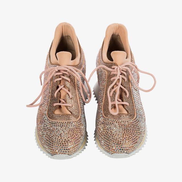 Le Silla Sneaker Cristalli nude phard Offerta Anniversario