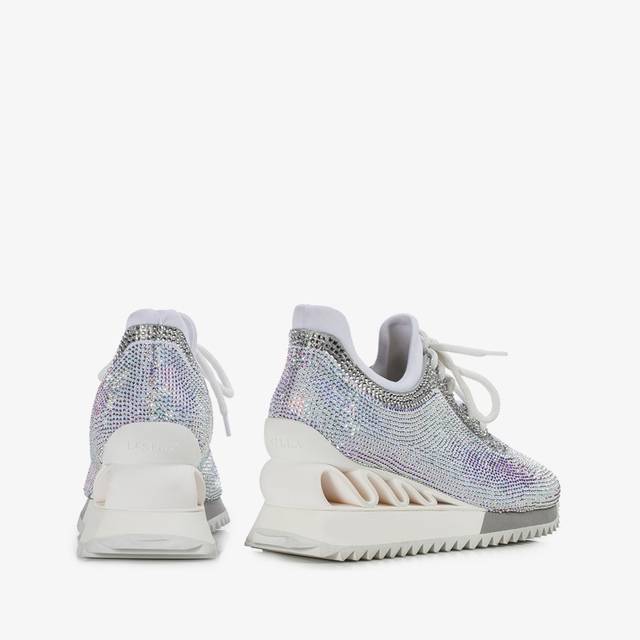 Le Silla Sneaker Cristalli bianca Smaltimento dello stoccaggio