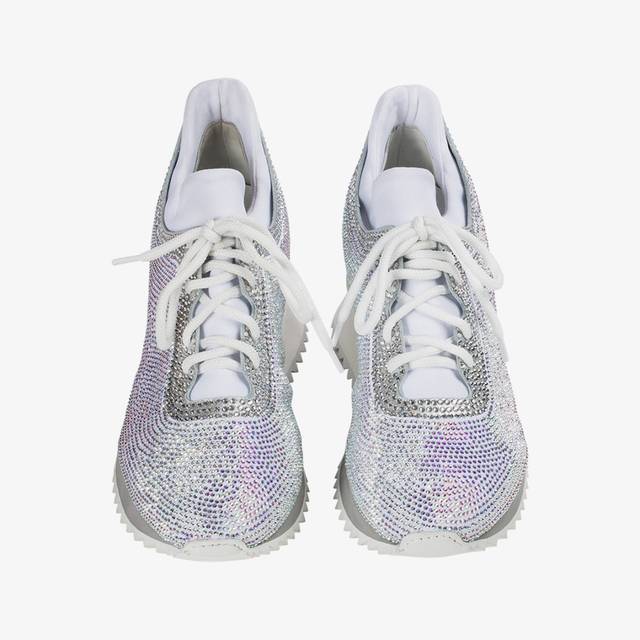 Le Silla Sneaker Cristalli bianca Smaltimento dello stoccaggio