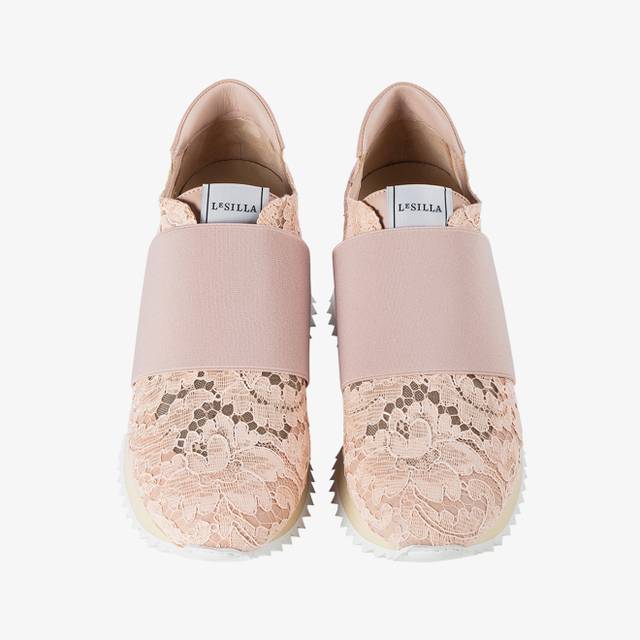 Le Silla Sneaker pizzo nude phard Offerte esclusive
